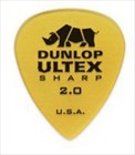 Dunlop Guitar Picks 72 Pack Ultex Sharp 2 0mm  433r 