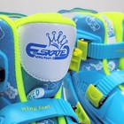 Wing Foot Eskate Youth Kids Adjustable Blue Inline Skates Roller Blades Eu 31-34