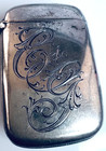 Rare Golf Caddy Lad Sterling Vista Case Match Safe  Excellent Nice Little Use