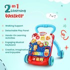 Baby Push Walker  Anti-slip Baby Walker With Aa Duracell Batteries