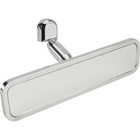 Polished Ball Milled Billet Aluminum Interior Rear View Mirror   9 25    X 2 38   