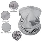 Hard Hat Sun Shade With Full Brim Visor  Shield Your Neck From One Size  Grey 