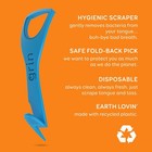 Grin Tongue Cleaner - 32ct - Disposable  Hygienic Scraper  Promotes Fresh Breath