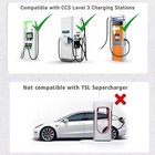 Ccs To Nacs Adapter Compatible With Level 3 Charging Stations