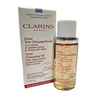 Clarins Total Cleansing Oil Waterproof Makeup Remover Travel Size 10ml  3 Pack 