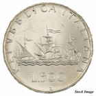 1968-2001 Random Date Italy 500 Lire From Bu Set 11g  835 Silver 9 18g Asw