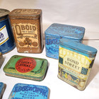 8 Lot Tobacco Tins Early 1900s Antique vintage Advertising  empty  Can Pocket