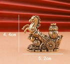 Brass Hundred Treasure Horse Figurine Small Animal Statue Home Decoration Toy