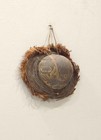 Mask Papua New Guinea Coconut Shell Rattan Mask