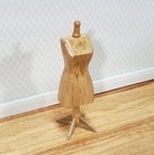Miniature Mannequin Dressmakers Tailor Dummy 1 12 Scale Dollhouse Unpainted