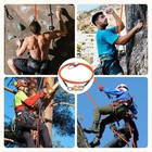 Arborist Climbing Rope Steel Wire Core Flipline 12ft Protection Tree Climbing