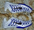 Nike Zoom Maxcat 4 White Royal Blue Sprint Track Spikes Cleats Shoes New Mens 12