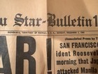 Honolulu Star-bulletin Newspaper Attacked Pearl Harbor December 7  1941