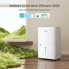 30 80  120  150 Pint Energy Star Dehumidifier For Home  Basement   Large Space