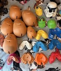 Playskool Mr  Potato Head Mixed Lot Toy Figure Parts Bodies Accessories Helmet