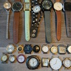 Huge Watch Lot Of 40  Mixed Brands Vintage   Modern Parts repair Untested-box D4