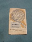 2 Vintage Original Instruction  Manual Pamphlets  For  The Diasy Air Rifle 1950s