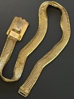 Vintage Metal Mesh Belt 27    In Length Pre-owned