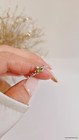 Claddagh Peridot Silver Ring   Friendship Loyalty Ring   Irish Promise Ring