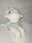 Vintage Eden Floppy White Lamb Sheep Plush Crib Pull String Music Sleeper  Rare
