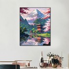 Temple Canvas Paint By Numbers For Adults landscape Paint By Number Adults paint