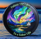     4 Year Sobriety Coin     Aa Alcoholics Anonymous Recovery Medallion Chip Token