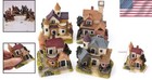 Durable Resin 4-piece Fairy House Set - Perfect For Gardens And Crafts