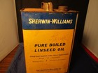 Vintage Sherwin Williams Gallon Metal Can Advertising Cover The Earth Collectibl