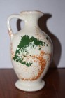 Vtg Meridian Mississippi C p a  Ceramic  Souvenir Creamer Jug 5 75 Sponge Design