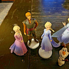 Lot Of 8 Disney Frozen Movies Characters Figures Toys Anna  Elsa  Olaf   More