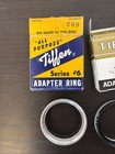 Tiffen 44mm To Series 6 Vi Lens Filter Adapter Ring X2 And 81a Filter