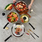 Chandler Stainless Steel Cookware Set 13-piece Pots And Pans With Tempered Glass