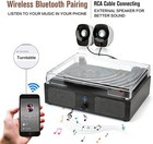 Vinyl Record Player Wireless Turntable With Built-in Speakers And Usb  black 
