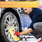 Soft Bristle Car Wash Brush Head     Gentle Auto Cleaning Tool