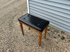 Vintage Organ Bench  Measures 25in W X 22in T X 13in D  Make Offer 