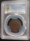 1785 Nova Constellatio Copper  pointed Rays  Pcgs Strong Vf  free Shipping   