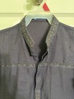 Junaid Jamshed Boys Blue Kurta Woven Blend Tunic Shirt Size 4 Years