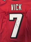 Michael Vick Team Issued Autographed Atlanta Falcons Home Reebok Jersey  7