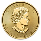 2022 Canada 1 2 Oz Gold Maple Leaf Bu