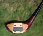 Macgregor Eye-o-matic Tourney M85w Persimmon   3 Wood Steel Shaft