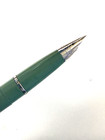 1970s Sheaffer Skripsert Fountain Pen Fine Triumph Nib   Green W Chrome Cap Nice