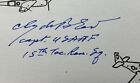 Wwii Double Ace Pilot Clyde East P-41 Mustang Signed Card