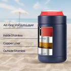 4 Pack Standard Can Cooler For Beer   Soda   Stainless Steel 12oz Beverage Sl   