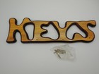 Vintage Wall Hanging Hooks Wood Key Holder Keys 4 Hooks Nip By Fun Services