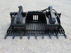 84  Severe Duty Rock Grapple Bucket With Teeth Skid Steer Loader Attachment 