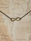 Simple Amazonite Infinity Necklace With Earrings