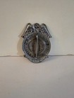 Vtg Aaa School Safety Patrol Captain Badge Pin Original By Grammes Allentown