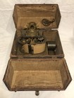 Rare Antique Isakson Bros Engine Room Telegraph Brass W  Case As Is