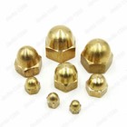 Brass Solid Hex Cap Nuts Hex Acorn Nut M3 M4 M5 M6 M8 M10 M12 M14 M16