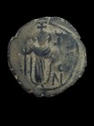 Arab Byzantine Umayyad Caliph  Mu awiya Hims Emessa In Sorya Islamic Coin